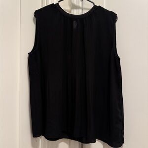 Textured high neck tank blouse